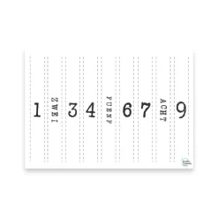 24 Adventskalender Umschläge Bücherseiten mit Zahlen | DIY Adventskalender