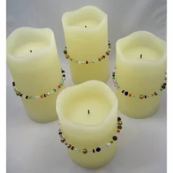 4 Armreifen oder 4 x Kerzenschmuck