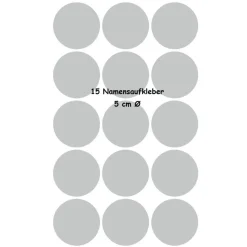 15 Aufkleber | Meine Einschulung hellblau - Bunte Wimpel  - personalisierbar | Schulanfang, Kinderparty