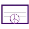 10 Aufkleber für die Schule Peace