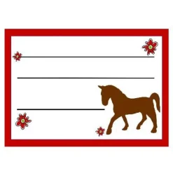 10 Aufkleber Pferd A7 – Perfekt für Schule, Hefte & Geschenke