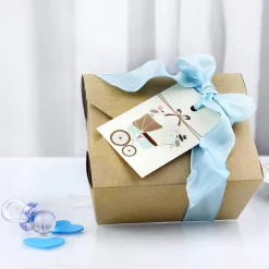 10 Boxen+10 Geschenkanhänger Baby  /// ABVERKAUF