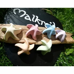 6 bunte TafelKreide "Seestern" * Malkreide * Straßenkreide * Mitgebsel Geschenke für Geburtstag, Adventskalender