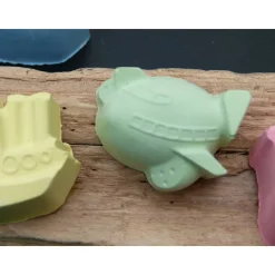 4 bunte Tafelkreiden Flugzeug Schiff Auto Eisenbahn* Malkreiden Straßenkreiden Einschulung Geburtstag Mottogeburtstag Ad