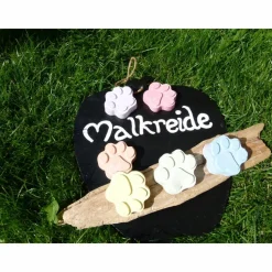 6 bunte TafelKreiden Tatzen * Malkreide * Schulkreide * Straßenkreide * Kindergeburtstag * Geschenk Mitgebsel * Mottopar