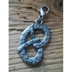 1 Charivarianhänger/ Trachtenanhänger "Breze", antik-silberfarben