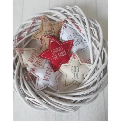 6 Christbaumanhänger im skandinavischen Stil, Weihnachtsschmuck, Weihnachtsbaum, Weihnachtsanhänger