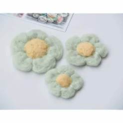 * DEKOBLUMEN * PASTELLFARBEN * 3 STÜCK * 100 % WOLLE * HANDGEARBEITET * NADELFILZ * ZUR DEKORATION