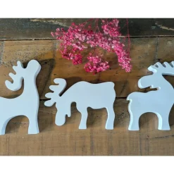 3 Elche zur Deko aus Raysin | Skandi | Schweden | Dekoration | Gips | Gießpulver |