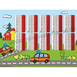 3 er Set  A4 Stundenplan + Lernposter  | Feuerwehr