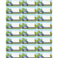 4 er Set  A4 Stundenplan + Lernposter + Heftaufkleber  | Polizei