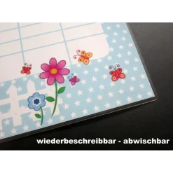 4 er Set  A4 Stundenplan + Lernposter + Heftaufkleber  | Polizei