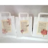 3 er Set Geschenktüten mit alter Buchseite " primavera "