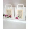 2 er Set Geschenktüten mit alter Buchseite " cosmea & fragola "