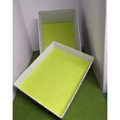 " Frohe Ostern ", Geschenkkarton mit Serviettenmotiv