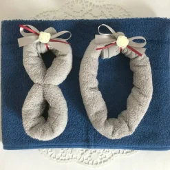 80. Geburtstag Frau Mann Jahreszahl 80 Geschenk runder Geburtstag Jubiläum Handtuch