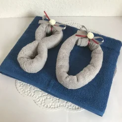 80. Geburtstag Frau Mann Jahreszahl 80 Geschenk runder Geburtstag Jubiläum Handtuch