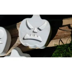 6 große weiße TafelKreiden Halloween Kürbisse Malkreiden Straßenkreiden Einschulung Geburtstag Mottogeburtstag Adventska