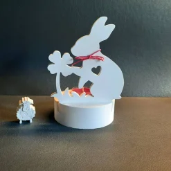 2 in 1 Kerzenhalter mit Einschieber nach Wahl