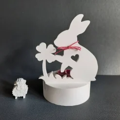 2 in 1 Kerzenhalter mit Einschieber nach Wahl