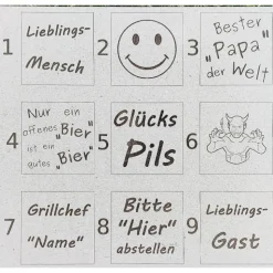 2 in 1 Untersetzer mit integriertem Flaschenöffner