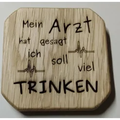 2 in 1 Untersetzer mit integriertem Flaschenöffner