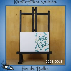 ►2021-0018◄ Karte A7 - GLÜCKWUNSCH "Alles Gute"