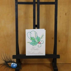 ►2021-0177◄ Karte A7 - WEIHNACHTEN + Weihnachtszweig