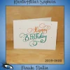 ►2019-0600◄ Karte B6 - GEBURTSTAG "Happy Birthday"