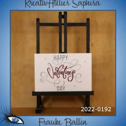 ►2022-0192◄ Karte B6 - LIEBE "Happy Valentine's Day"