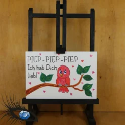 ►2021-0209◄ Karte B6 - LIEBE "Piep Piep Piep"