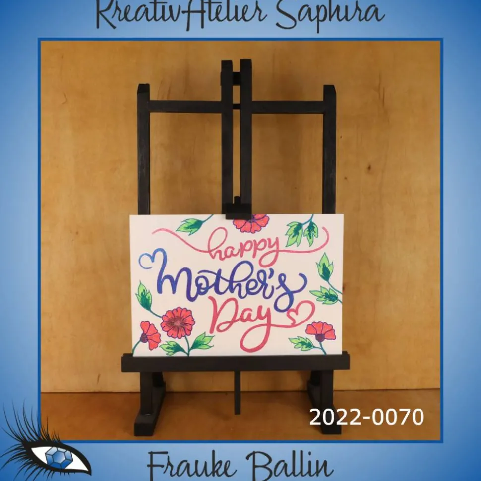 ►2022-0070◄ Karte B6 - MUTTERTAG "Happy Mothersday"