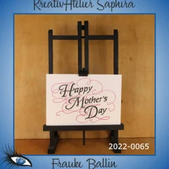 ►2022-0065◄ Karte B6 - MUTTERTAG "Happy Mothersday"