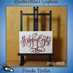 ►2021-0025◄ Karte B6 - OSTERN - "Happy Easter"