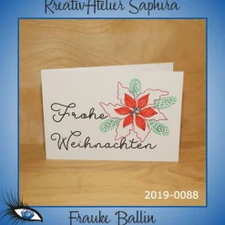 ►2019-0088◄ Karte B6 - WEIHNACHTEN