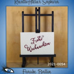 ►2021-0054◄ Karte B6 - WEIHNACHTEN