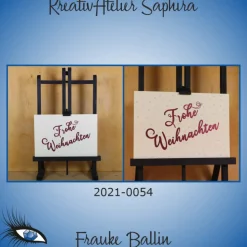 ►2021-0054◄ Karte B6 - WEIHNACHTEN