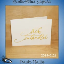 ►2019-0121◄ Karte B6 - WEIHNACHTEN