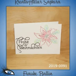 ►2019-0091◄ Karte B6 - WEIHNACHTEN