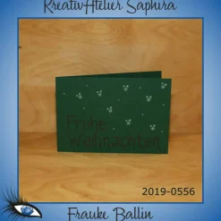 ►2019-0556◄ Karte B6 - WEIHNACHTEN