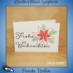 ►2019-0090◄ Karte B6 - WEIHNACHTEN