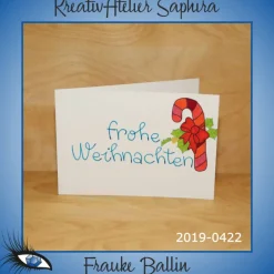 ►2019-0422◄ Karte B6 - WEIHNACHTEN