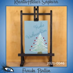 ►2021-0046◄ Karte B6 - WEIHNACHTEN + Weihnachtsbaum