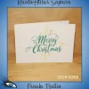 ►2019-0305◄ Karte B6 - WEIHNACHTEN "Merry Christmas"
