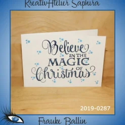 ►2019-0287◄ Karte B6 - WEIHNACHTEN "Merry Christmas"