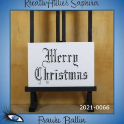 ►2021-0066◄ Karte B6 - WEIHNACHTEN 