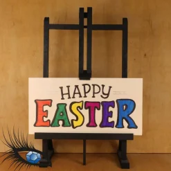 ►2022-0010◄ Karte Din lang - OSTERN "Happy Easter"