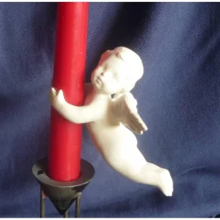 2 Kerzenengel für Leuchterkerzen, Engel,Putten,Tischkultur,Hochzeitsdeco