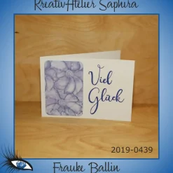 [2019-0439] Klappkarte "Viel Glück"