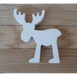 2 kleine Deko Elche aus Raysin ~ Elch zum dekorieren ~ Weihnachtselche ~ Streudeko